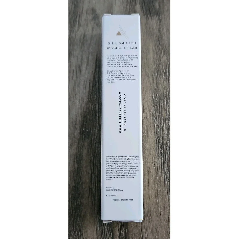 The Lyfestyle Co Silk Smooth Hydrating Lip Balm 15g Natural